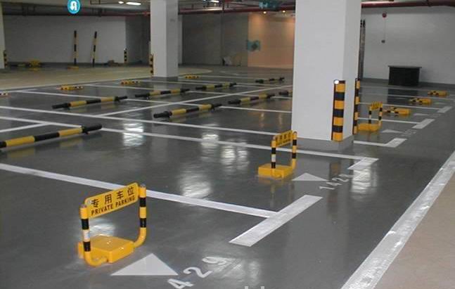 停车库车位标线