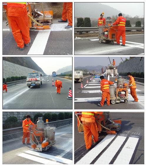 热熔型道路标线