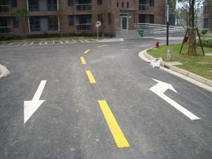 物业小区道路标线